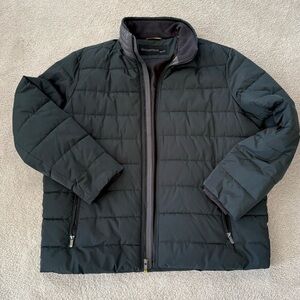Weatherproof Dark Green Black Full Zip Pockets Puffer Jacket Men's XXL Winter